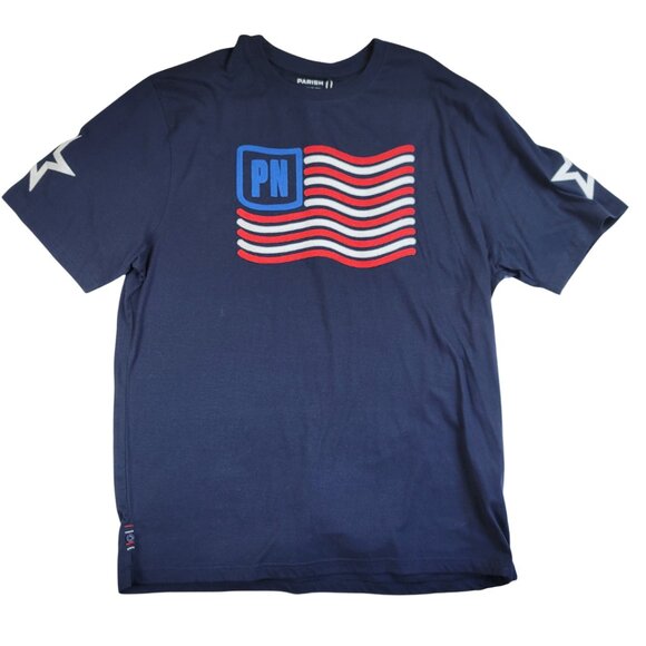 Parish Nation Other - Parish Nation Embroidered Flag Short Sleeve T-Shirt Size 2X